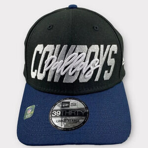 NEW ERA‎ dallas cowboys 2022 NFL draft 39THIRTY flex hat black navy NEW